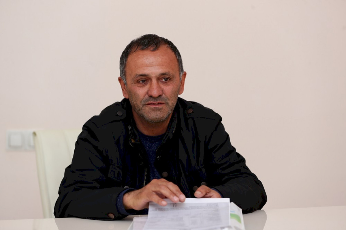 Sahil Babayev Kürdəmirdə vətəndaşları qəbul edib - FOTO