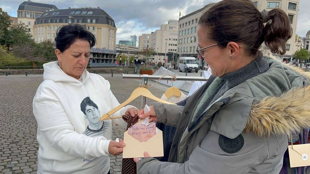 Azərbaycanlı itkin ailələri Brüsseldə silsilə aksiyalar keçirib - FOTOLENT