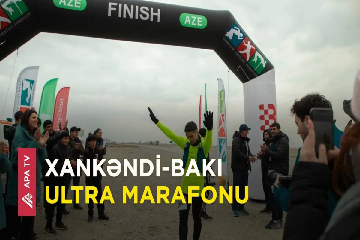 Xankəndi–Bakı ultra marafonu: Üçüncü mərhələ Hacıqabulda başa çatıb – APA TV