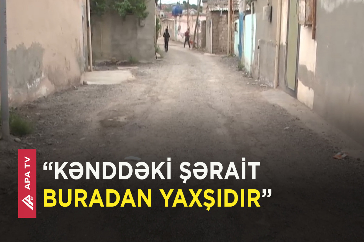 Bakının problemli küçəsi: “Camaat yol və kanalizasiyaya görə pul yığır” – APA TV