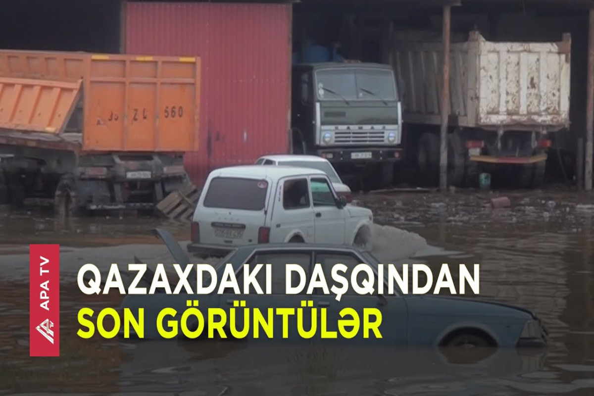 Qazaxda güclü yağışdan sonra çaylar daşdı, təsərrüfata ciddi ziyan dəydi - APA TV