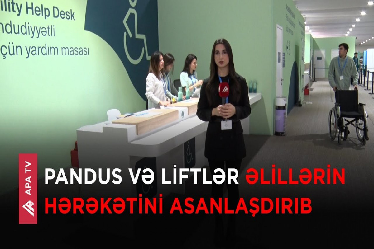 COP-da ilk: Eşitmə və nitq məhdudiyyətli insanlar üçün işarə dili ilə tərcümə təşkil olunub