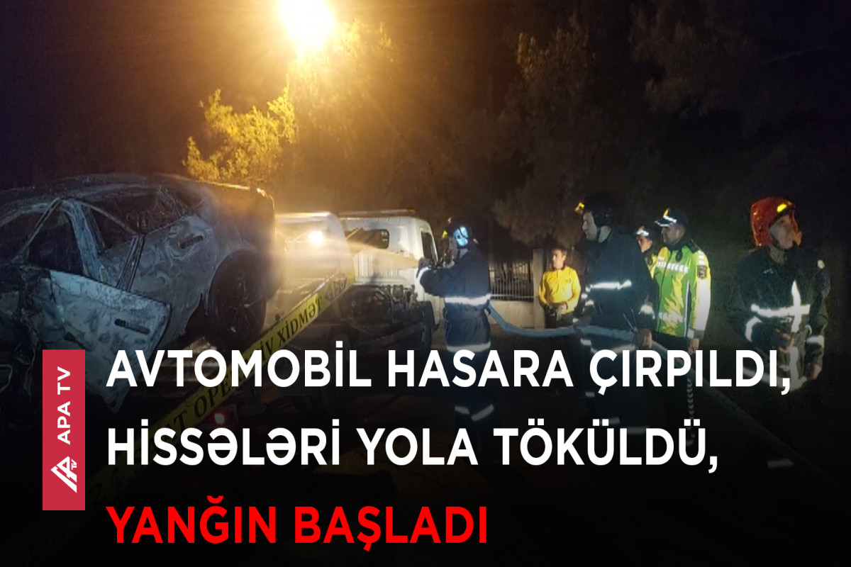 Gəncədə dəhşətli yol-nəqliyyat hadisəsi baş verib