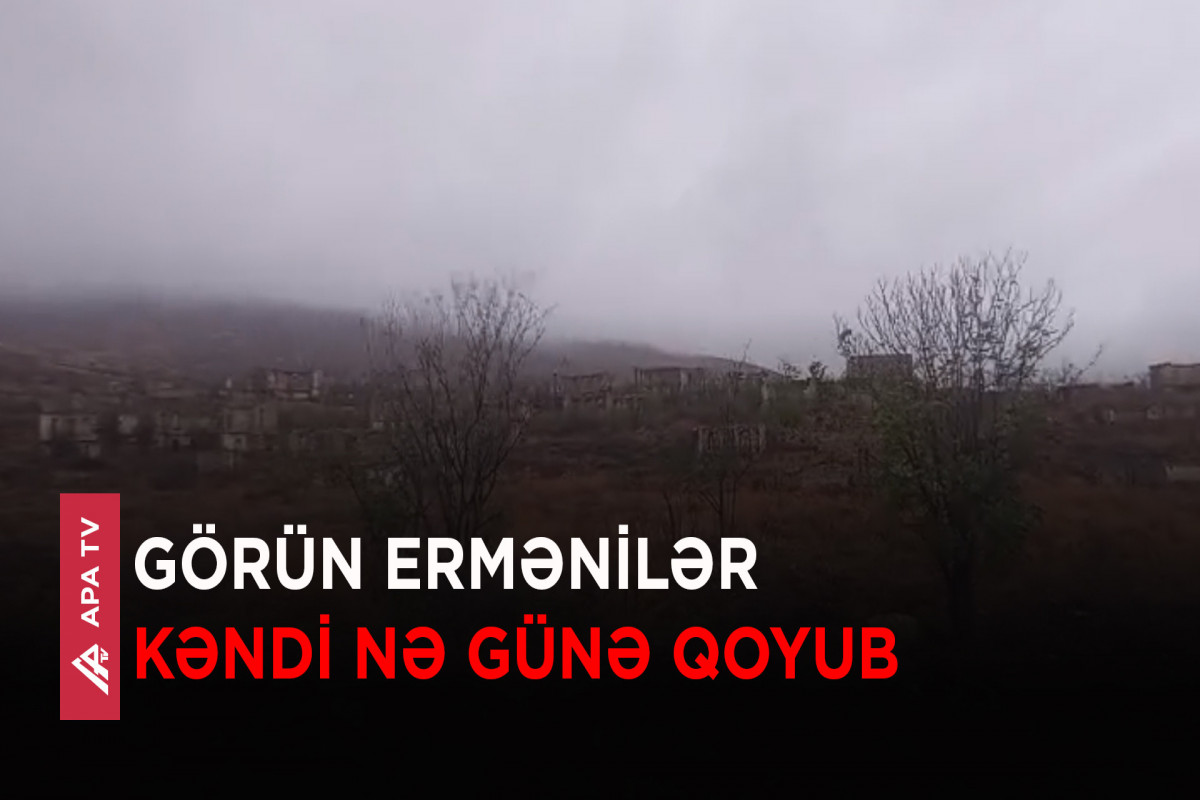 APA TV-nin çəkiliş qrupu Qubadlıda erməni vandalizmini lentə aldı