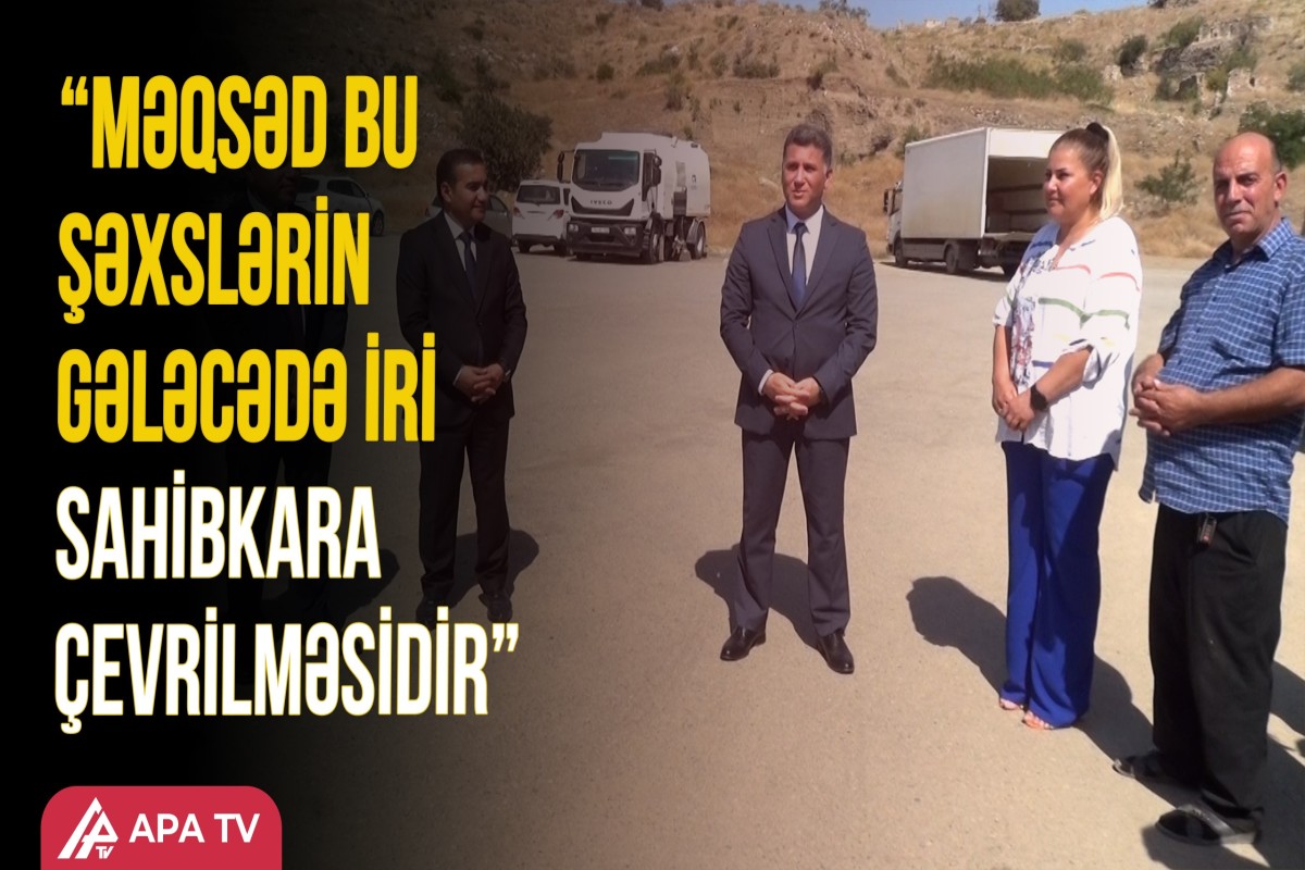 Azad olunan ərazilərdə daha 36 nəfər özünüməşğulluq proqramı ilə iş sahibi oldu