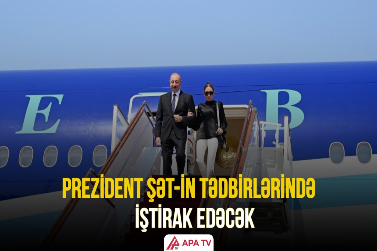 Azərbaycan Prezidenti İlham Əliyev Qırğızıstana işgüzar səfərə gəlib