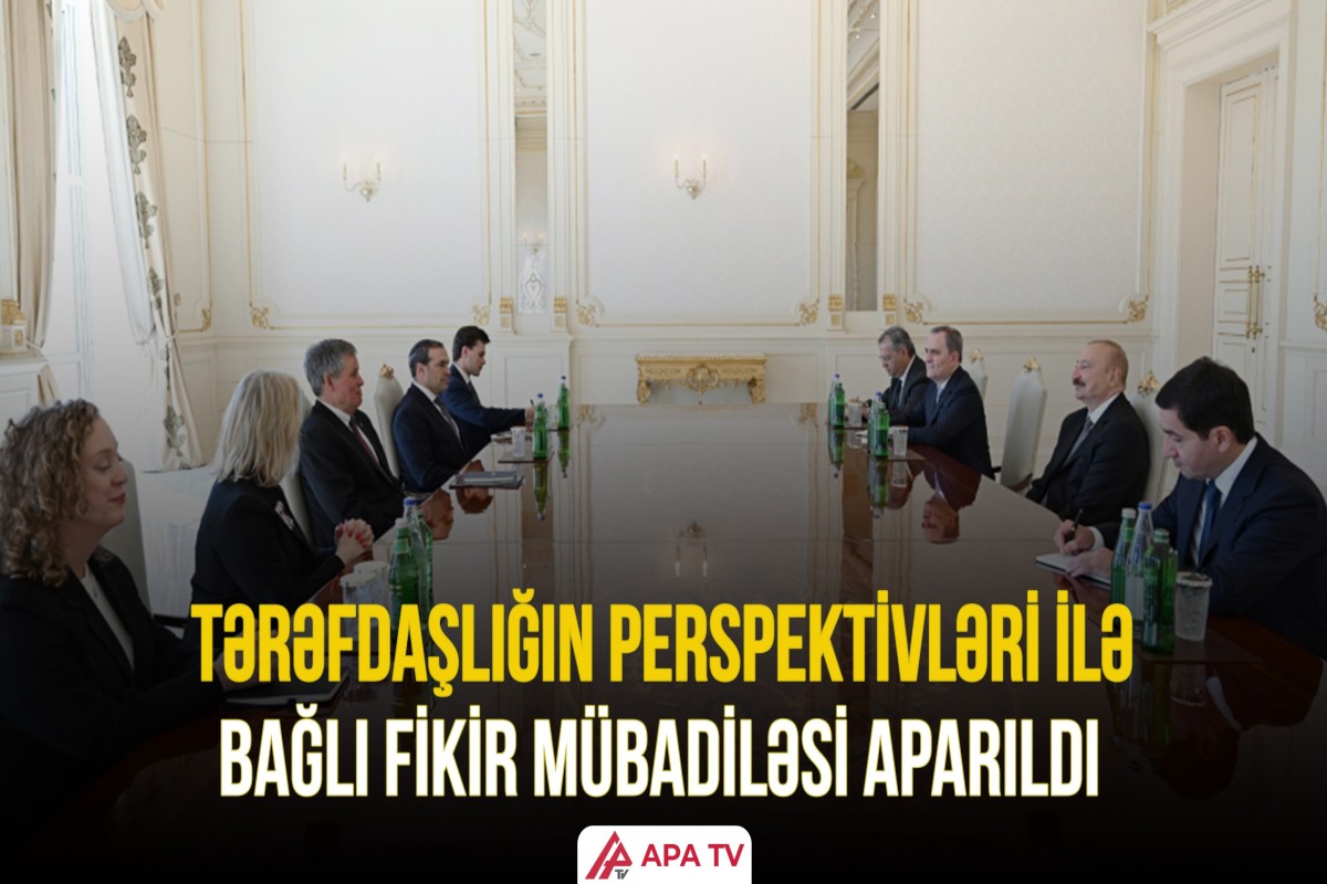 Prezident İlham Əliyev ABŞ Senatının Xarici Əlaqələr Komitəsinin üzvünü qəbul edib