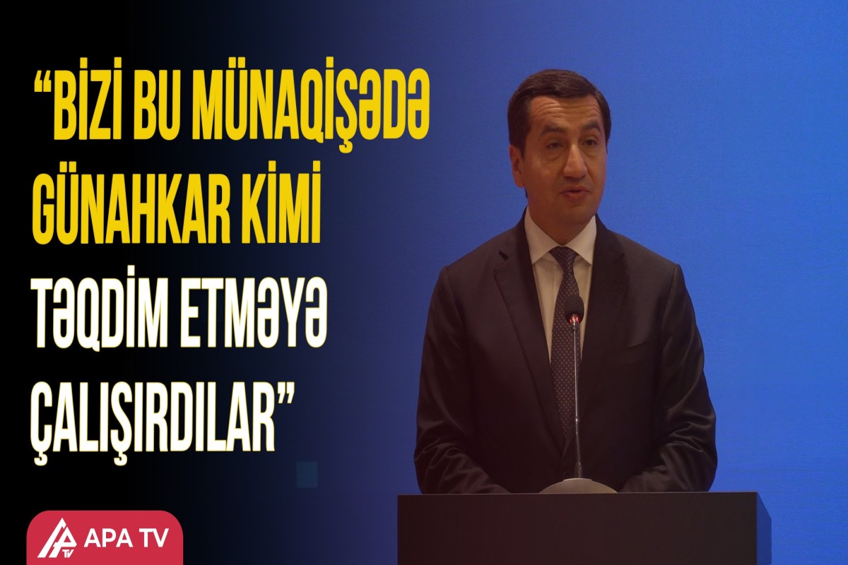Hikmət Hacıyev ölkəmizə qarşı aparılan media kampaniyalarından danışdı