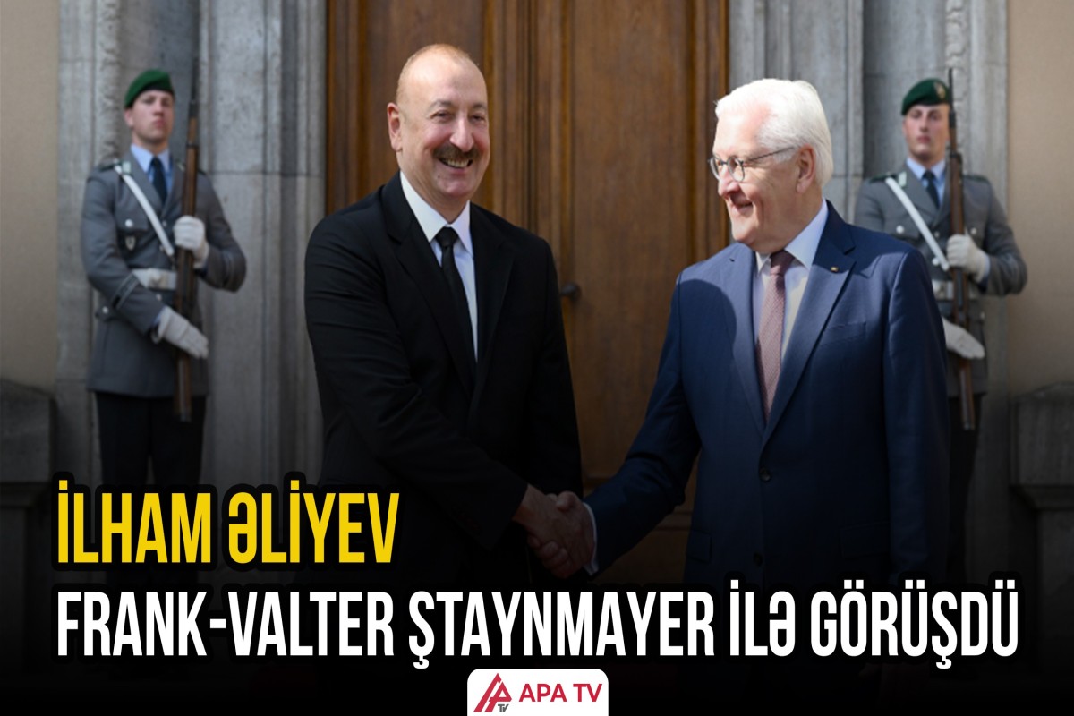 Azərbaycan və Almaniya prezidentlərinin təkbətək görüşü keçirildi