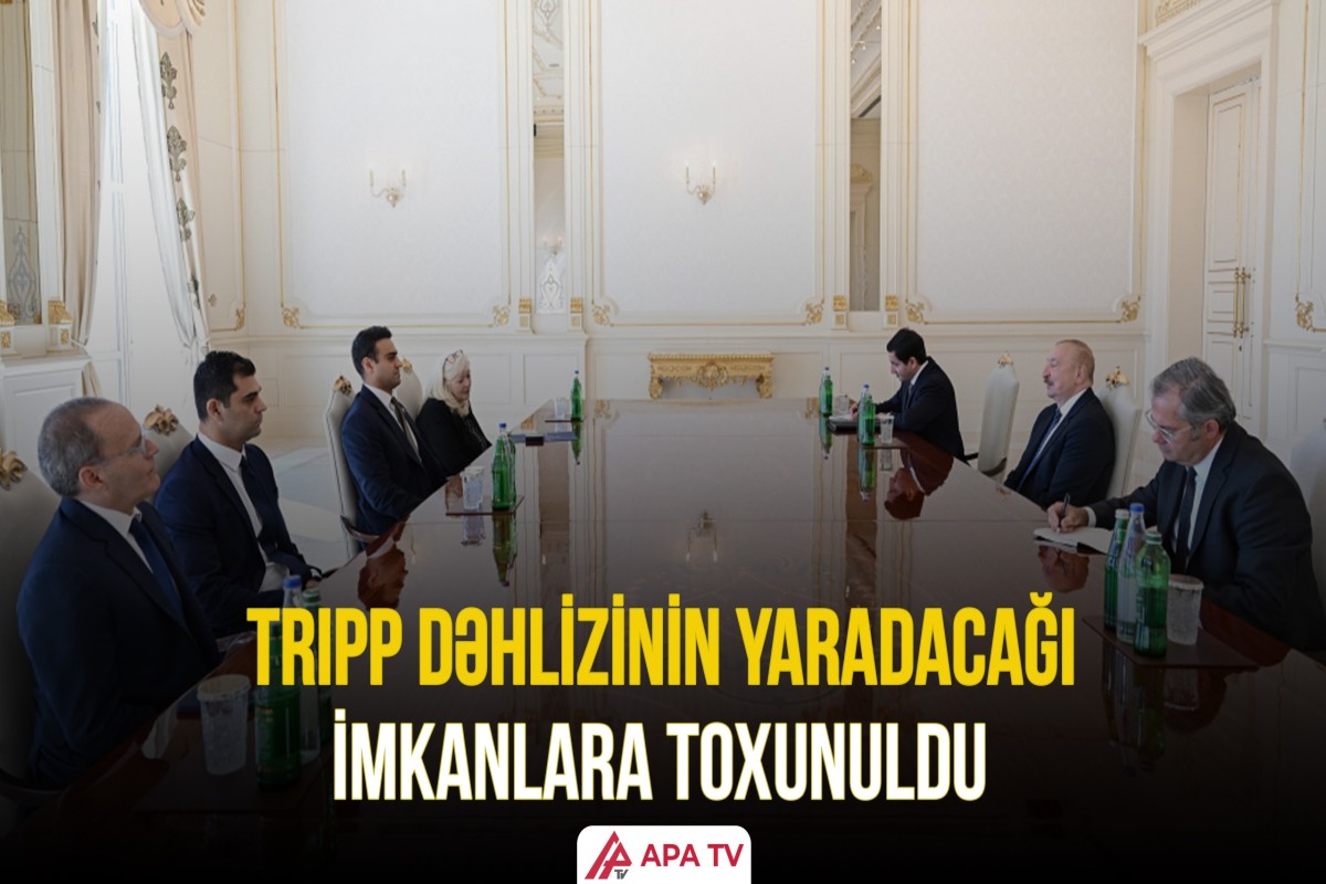 Prezident İlham Əliyev ABŞ Konqresinin Nümayəndələr Palatasının üzvünü qəbul edib