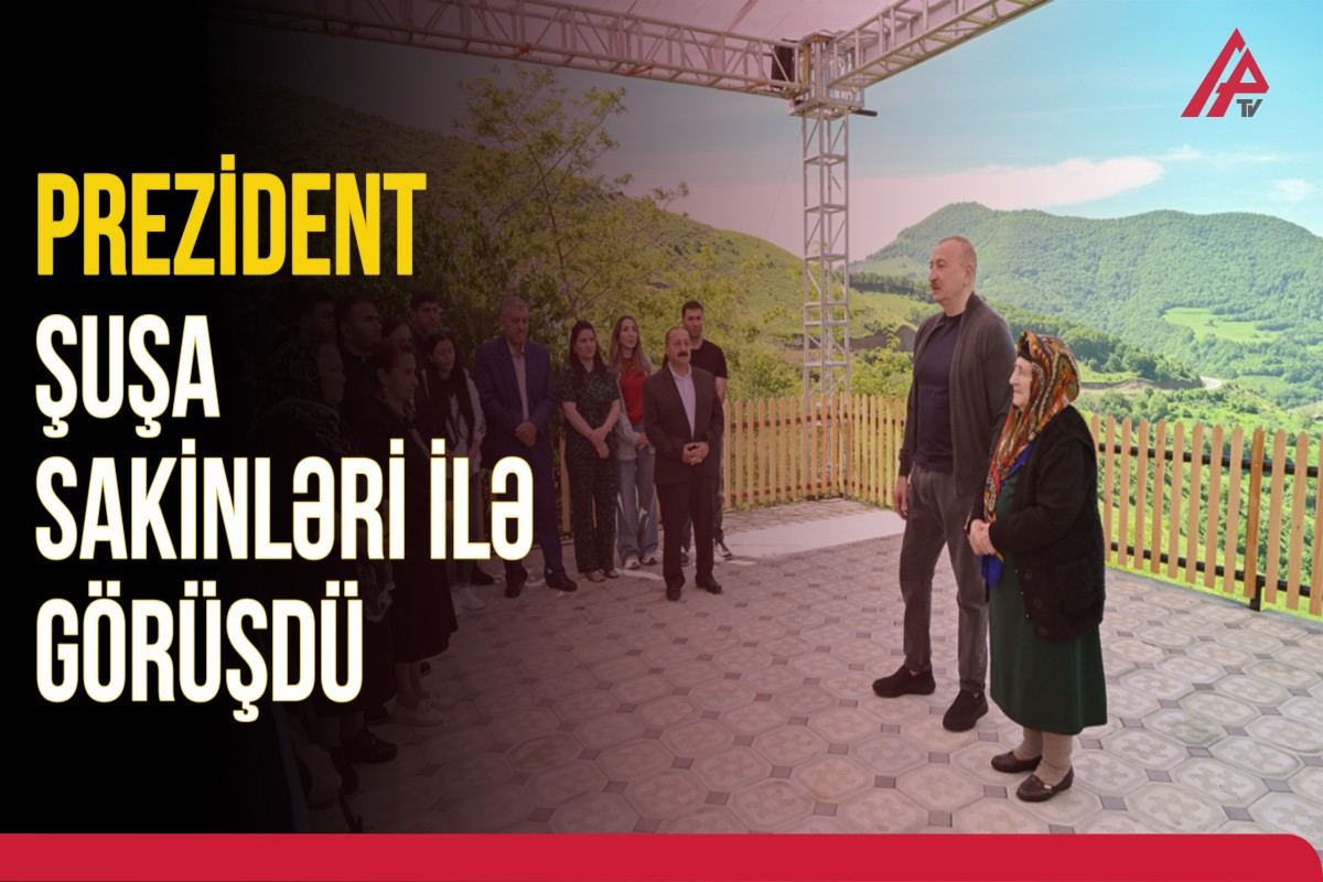 İlham Əliyev Şuşa rayonunun Böyük Qaladərəsi kəndində olub