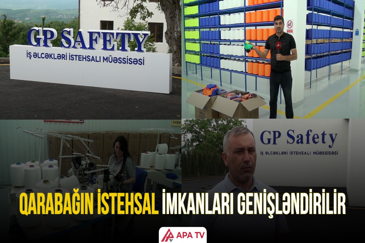 Xankəndidə əlcək istehsalı müəssisəi fəaliyyətə başlayır