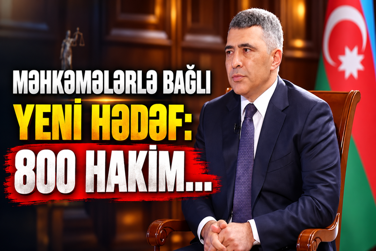 İnam Kərimov hakimlərlə bağlı danışdı: "100 min nəfərə 7 hakim..."