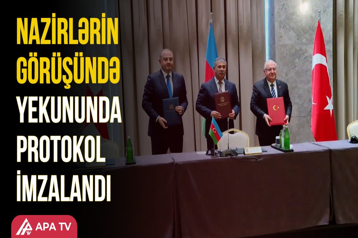Şuşada Azərbaycan, Türkiyə və Gürcüstan müdafiə nazirlərinin üçtərəfli görüşü keçirilib