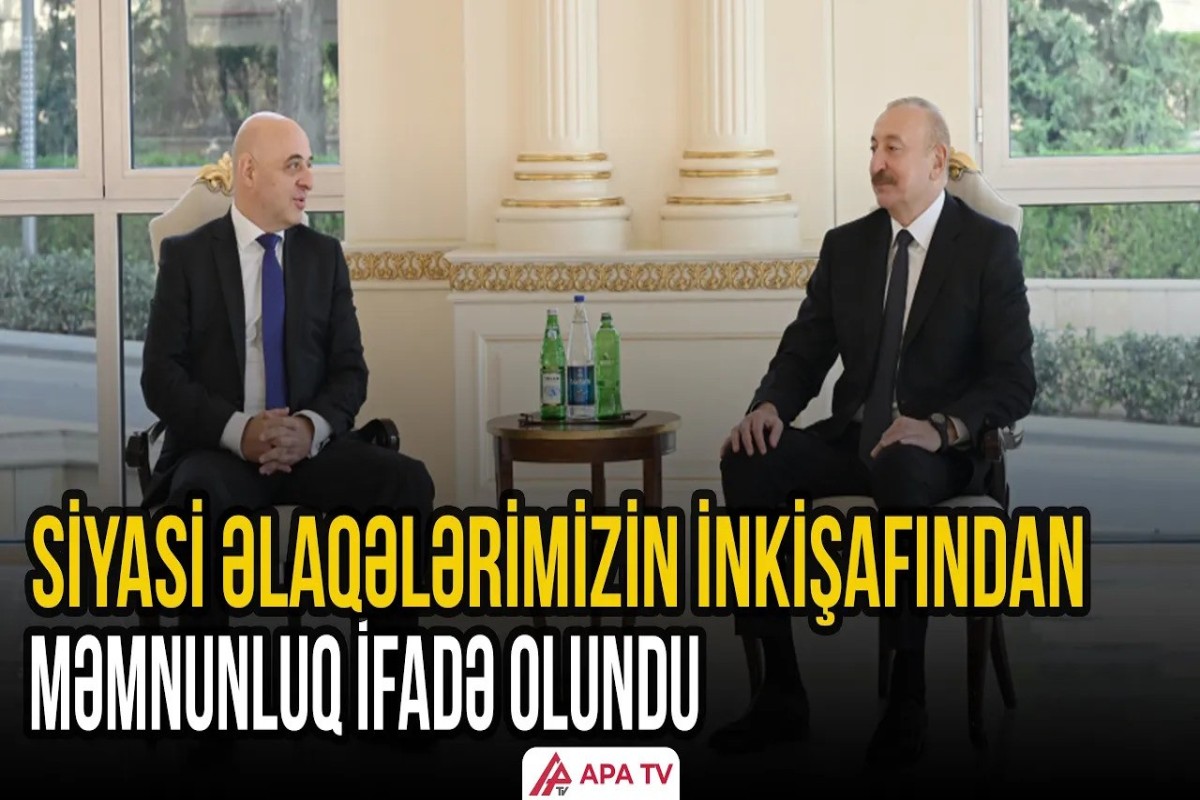 Prezident İlham Əliyev Gürcüstanın ölkəmizdə yeni təyin olunmuş səfirini qəbul edib