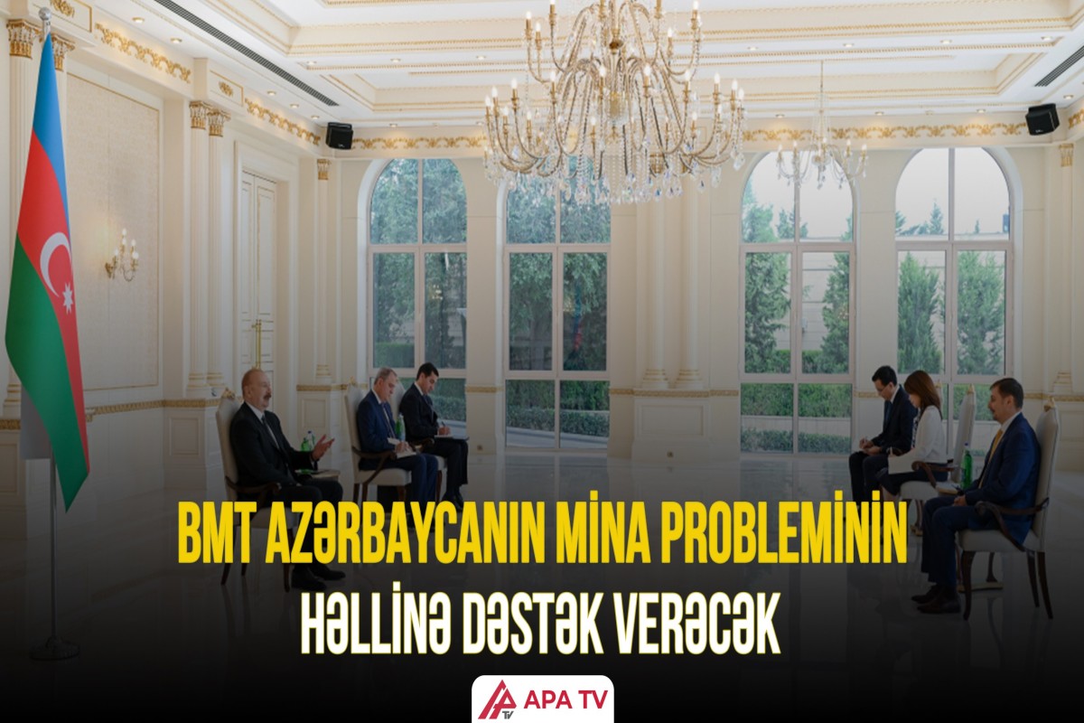 Prezident BMT-nin Azərbaycanda yeni təyin olunmuş rezident-əlaqələndiricisini qəbul edib