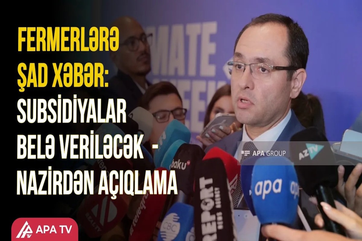 Bəzi istiqamətlər üzrə müasir suvarma sistemlərinə 50%-dək güzəşt ediləcək