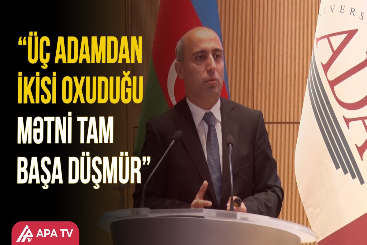 Emin Əmrullayev: “Ən böyük problemimiz oxudur”