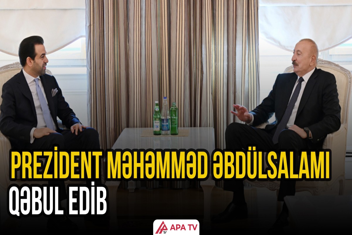 İlham Əliyev Müsəlman Ağsaqqalları Şurasının baş katibini qəbul edib