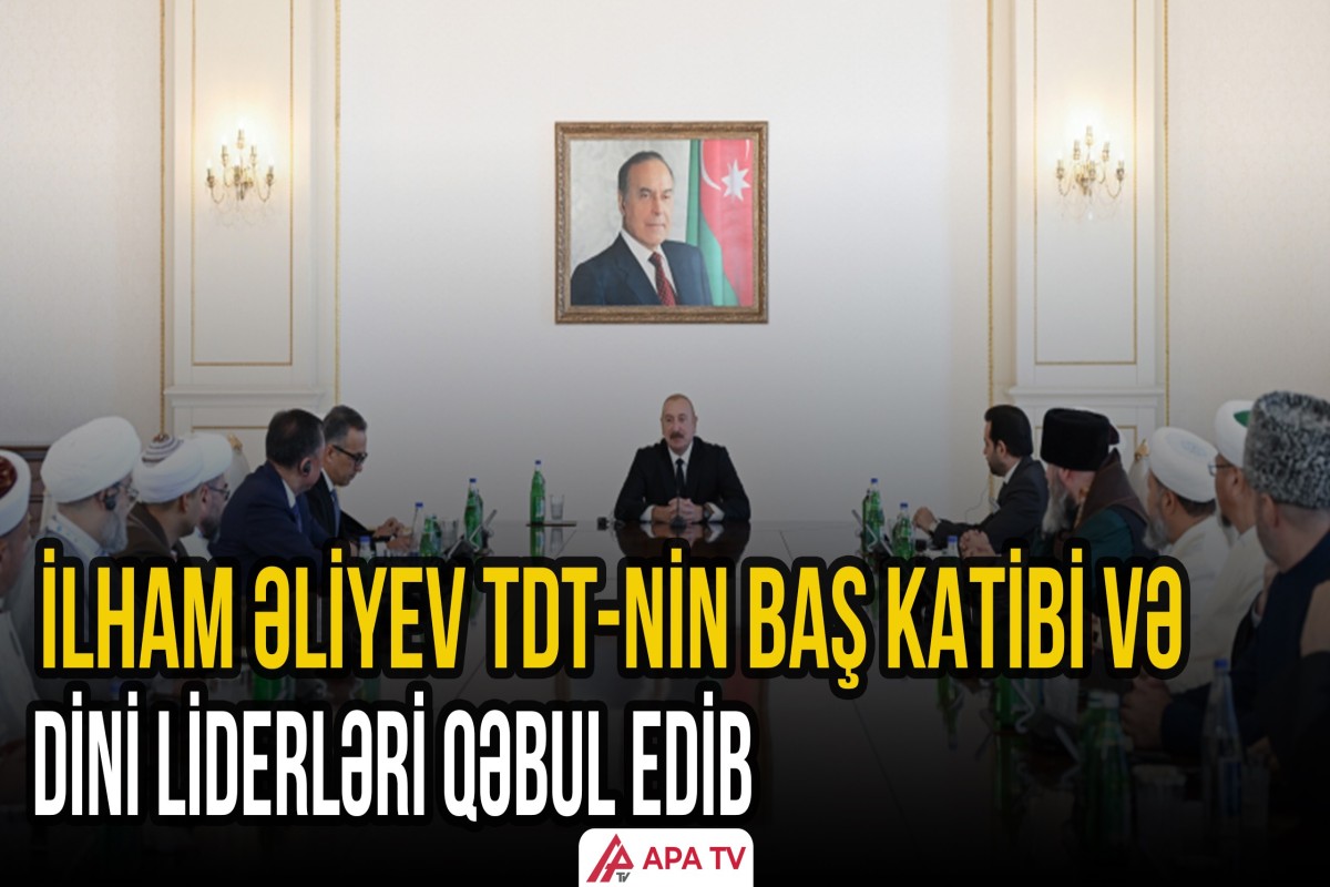 Prezident İlham Əliyev Bakıda keçirilən beynəlxalq konfransların iştirakçılarını qəbul edib