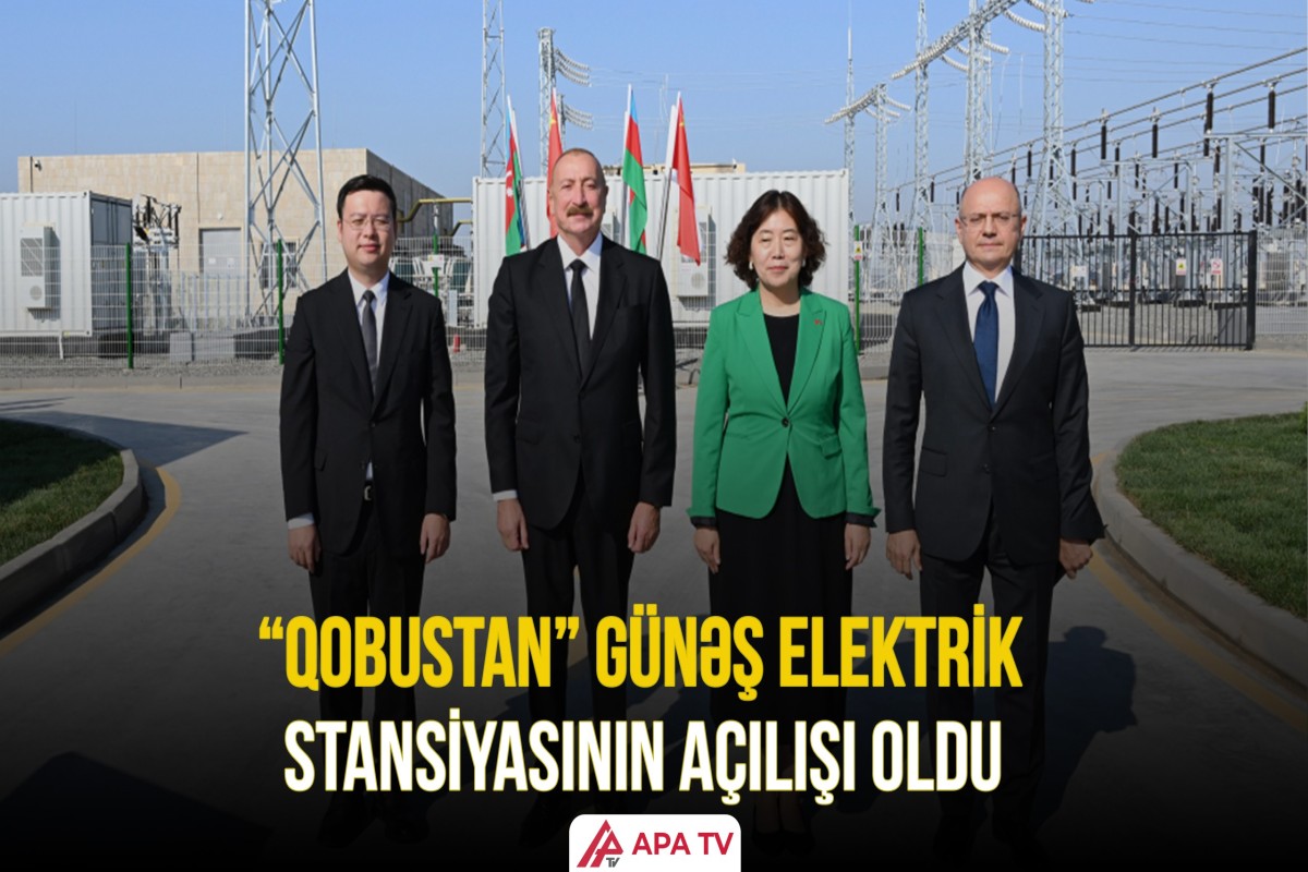Prezident İlham Əliyev “Qobustan” Günəş Elektrik Stansiyasının açılışında iştirak etdi