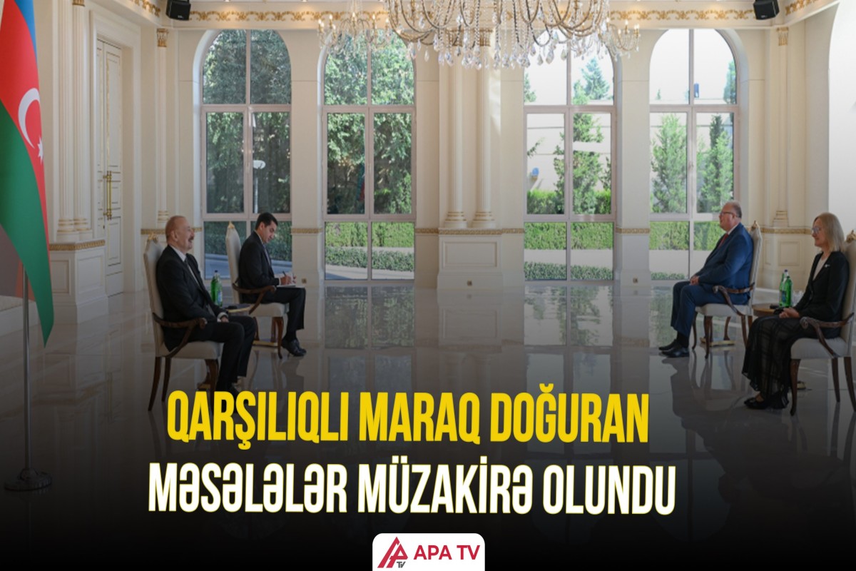 Prezident İlham Əliyev Estoniyanın Azərbaycanda yeni təyin olunmuş səfirini qəbul edib