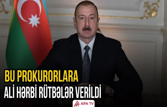 Prezident İlham Əliyev Sərəncam imzaladı
                                                