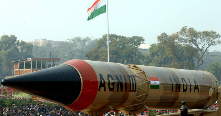 Индия протестировала ракету Agni-III, способную нести ядерный заряд