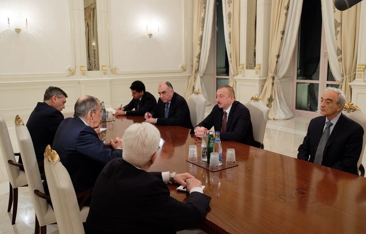 Президент Ильхам Алиев принял главу МИД России Сергея Лаврова - ФОТО