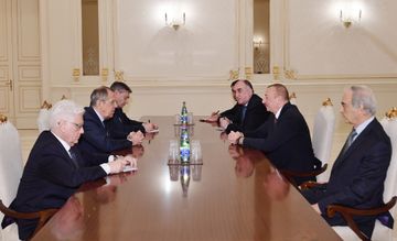 Prezident İlham Əliyev Rusiyanın Xarici İşlər nazirini qəbul edib
