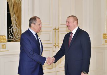 Prezident İlham Əliyev Rusiyanın Xarici İşlər nazirini qəbul edib