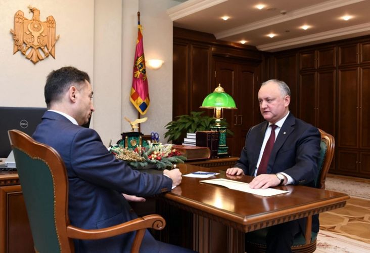 Moldova prezidenti İqor Dodon Azərbaycan səfirini qəbul edib