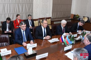 XİN Elmar Məmmədyarovla Sergey Lavrovun görüşü barədə məlumat yayıb - FOTO - YENİLƏNİB