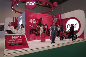 "Nar" "Bakutel 2019"da interaktiv stendi ilə iştirak edir - FOTO