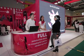 "Nar" "Bakutel 2019"da interaktiv stendi ilə iştirak edir - FOTO