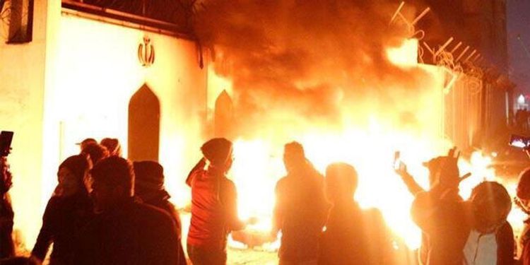 Iraqi protesters burn Iranian consulate for the next time