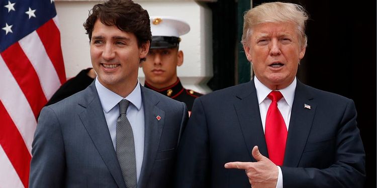 Tramp Kanadanın Baş Nazirini ikiüzlü adlandırıb