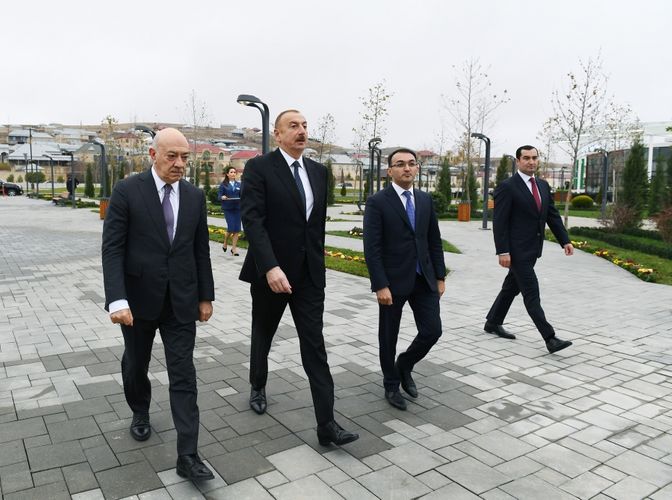 President Ilham Aliyev attended opening of “ASAN Həyat” complex in Shamakhi