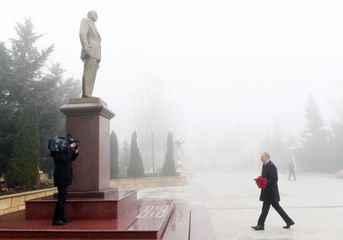Prezident İlham Əliyev Şamaxıya səfər edib
