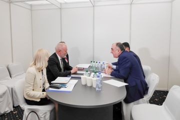 Elmar Məmmədyarov Finlandiya XİN başçısının müavini ilə görüşüb
