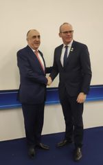 Elmar Məmmədyarov İrlandiyanın Xarici İşlər və Ticarət naziri ilə görüşüb