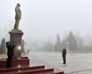 Prezident İlham Əliyev Şamaxıya səfər edib