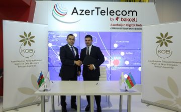 "AzerTelecom" və KOBİA arasında əməkdaşlığa dair protokol imzalanıb - FOTO