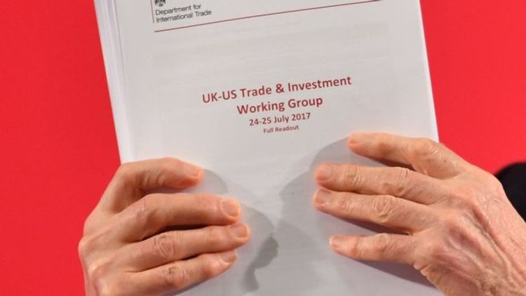 UK PM: We must find source of UK-US trade document leak