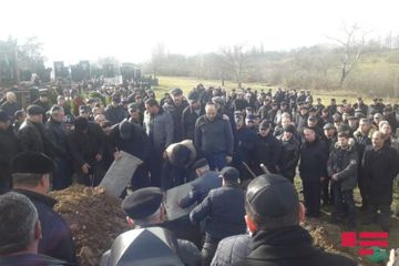 Yevda Abramov dəfn olunub - VİDEO