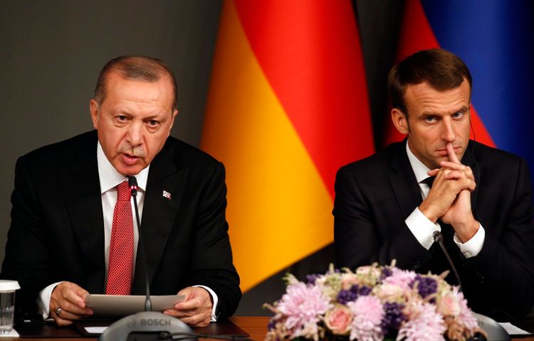 Ərdoğan Fransa Prezidentini tənqid edib