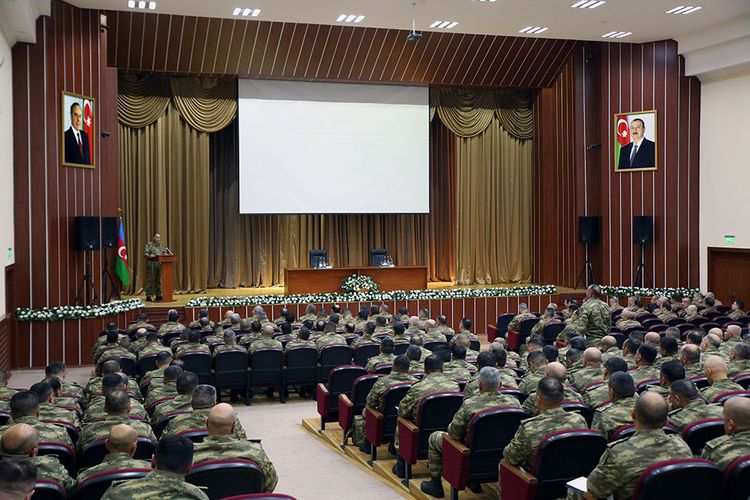 Training sessions are conducted with the command staff of the Azerbaijan Army - PHOTO