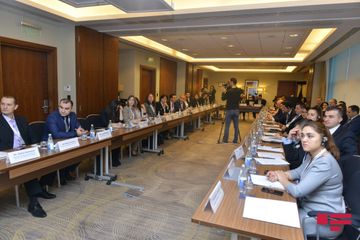Bakıda "Qeyri-tarif tədbirləri ilə əlaqədar xərclərin azaldılması" layihəsi çərçivəsində beynəlxalq seminar keçirilir - FOTO