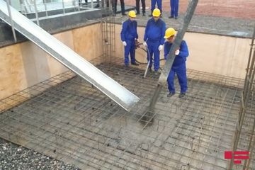 Hacıqabul Sənaye Məhəlləsində yeni zavodun təməli qoyulub