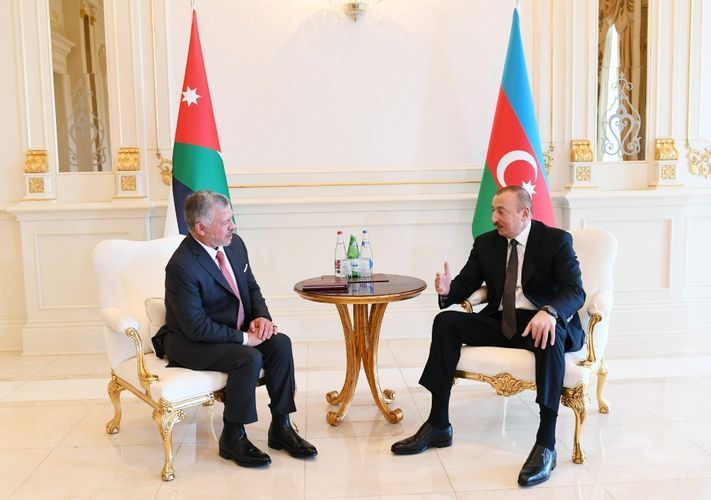 President of Azerbaijan, King of Jordan held one-on-one meeting - UPDATED